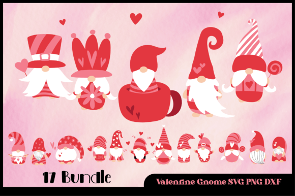 17 Bundle Gnome Valentine Character