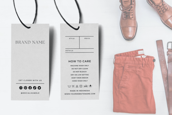 Editable Clothing Hang Tag Printable: A Versatile Tool for Business Owners
