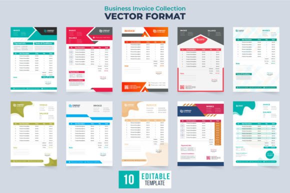 Payment Agreement Paper Design Bundle