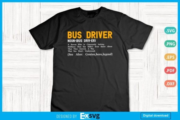 Understanding Bus Driver Funny Definition School Bus Graphics: A Creative Resource for Print and Craft Projects