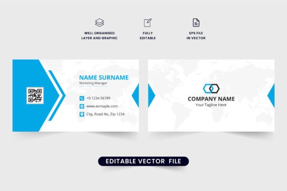 Visiting Card Template Vector Design: A Versatile Tool for Modern Business Communication
